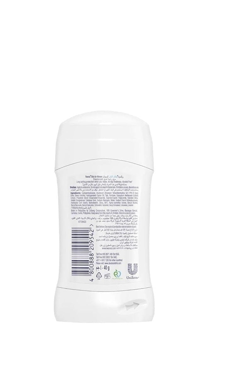 Rexona cotton dry algodon stick