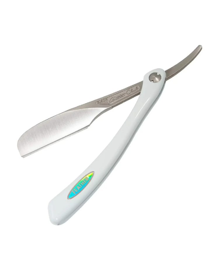 Feather DX Folding Pearl Handle Razor