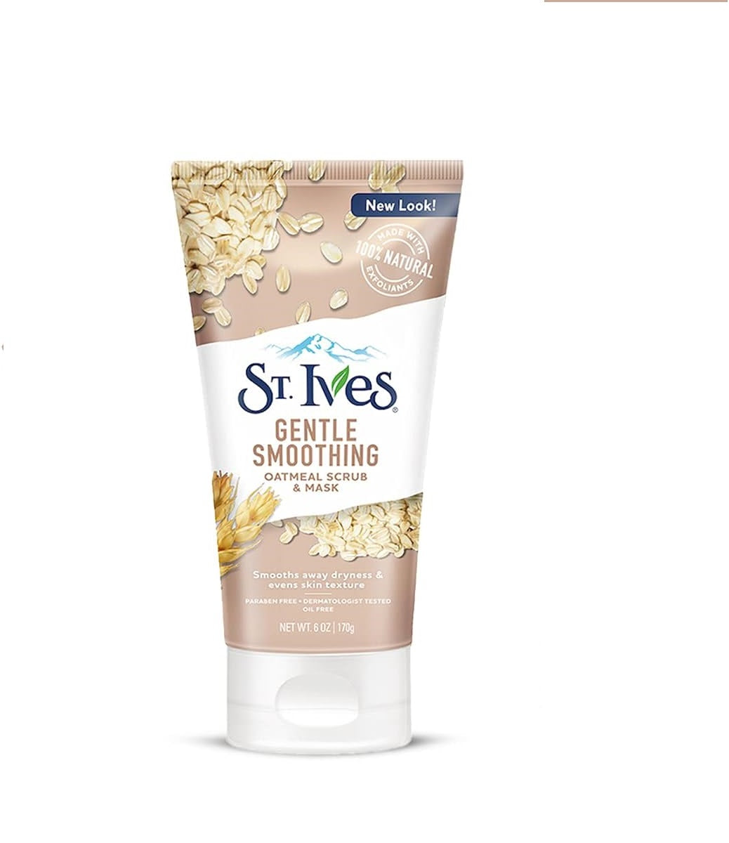 St. Ives Gentle Smoothing Face Scrub and Mask, Oatmeal