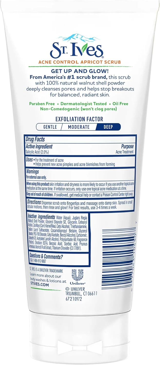 St. Ives Acne Control, Apricot Scrub