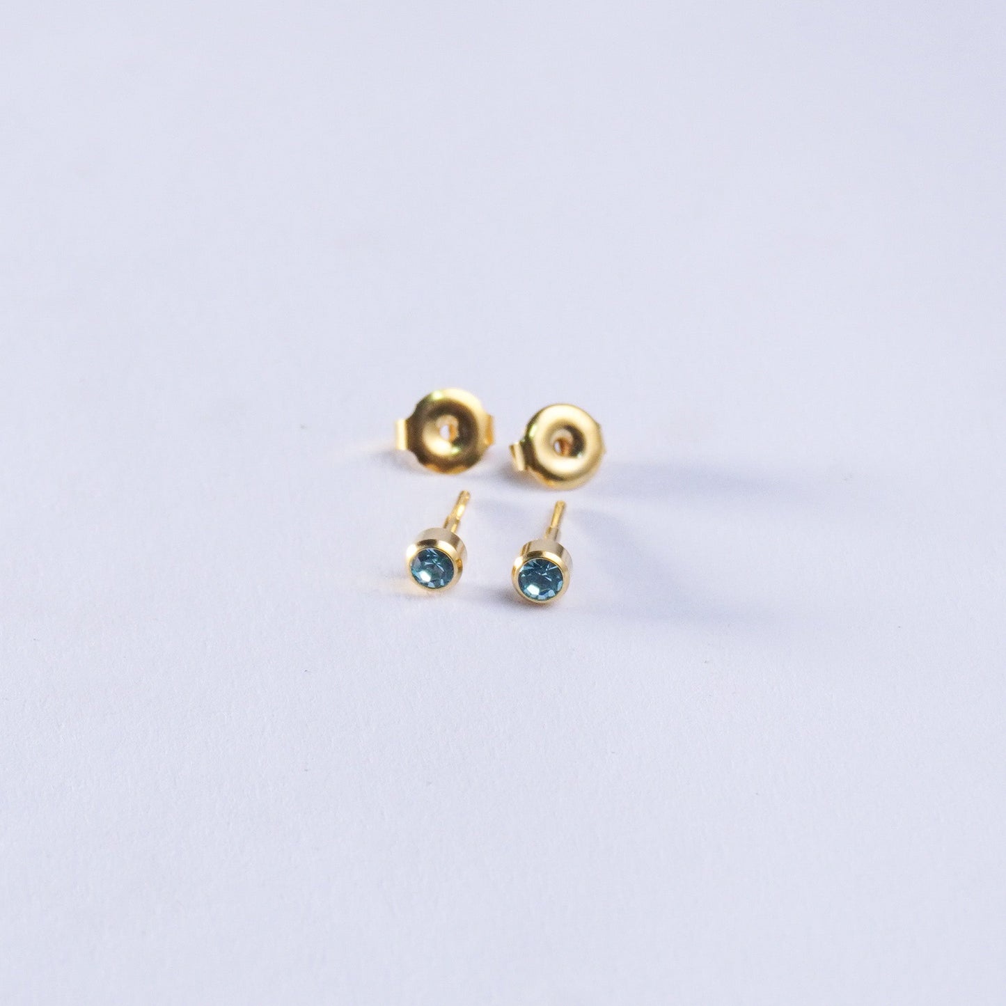 December – Blue Zircon Bezel Set