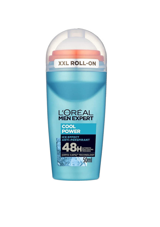 L’Oréal Paris L'Oreal Cool Power Roll-on Antiperspirant for Men - 50 ml