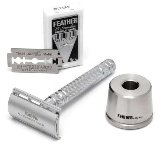 Feather Wood Double Edge Razor