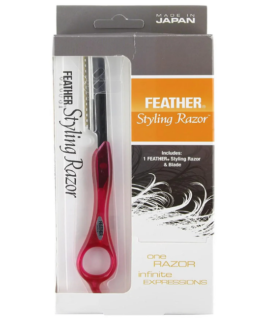 Feather Tomei Fuchsia Razor Kit