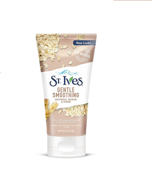 St. Ives Gentle Smoothing Face Scrub and Mask, Oatmeal