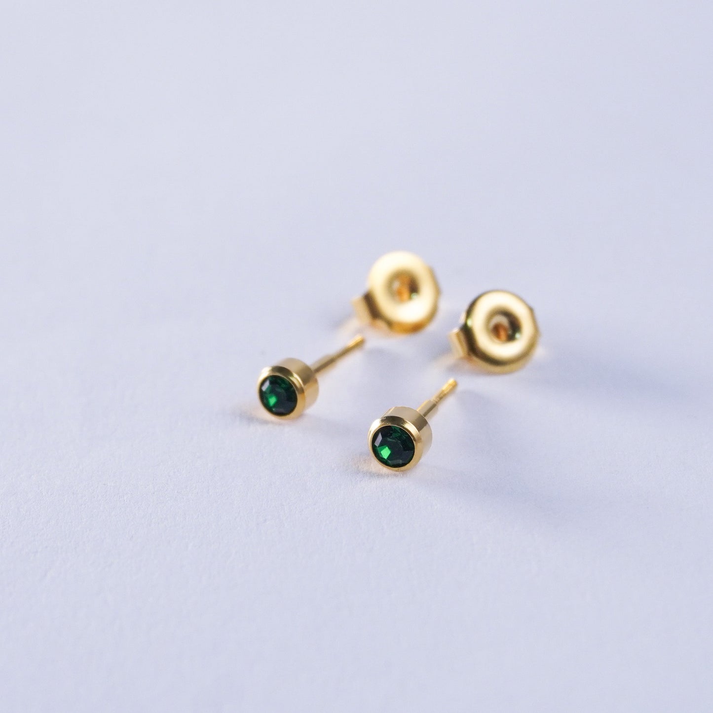 May – Emerald Bezel Set
